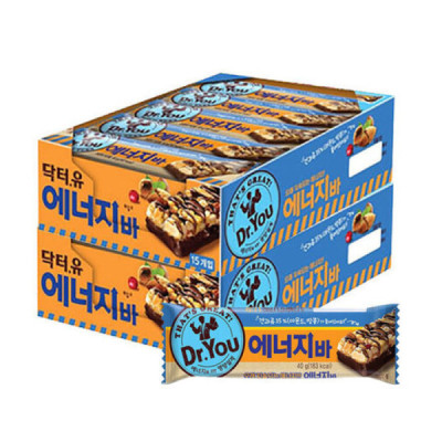 Dr. You Energy Bar, 40g × 15 bars × 2 boxes (Total 30 bars)