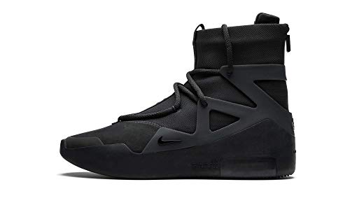 Nike Mens Air Fear of God 1 Triple Black Ar4237 005 Size - 5