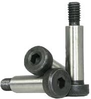 Socket Head Shoulder Screw, M24 x 60mm, Metric Class 12.9 Alloy Steel, Black Oxide Finish, M20-2.5 Thread Size (Quantity: 25 pcs), Shoulder Diam: M24, Shoulder Length: 60mm, Coarse