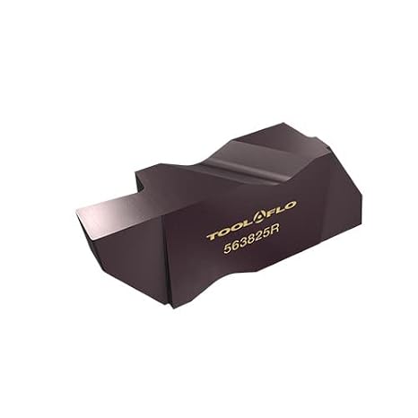 Internal and External Grooving Flo-Lock Right Hand Inserts, Insert FLG-3097R GP3R,Material Carbide, Shape Parallelogram,2415722(Pack of 1)