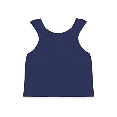 Kurve Premium Girls Seamless Supersoft Sleeveless Crop Tank Top - Stretchy Bra, UV UPF 50 Made in USA