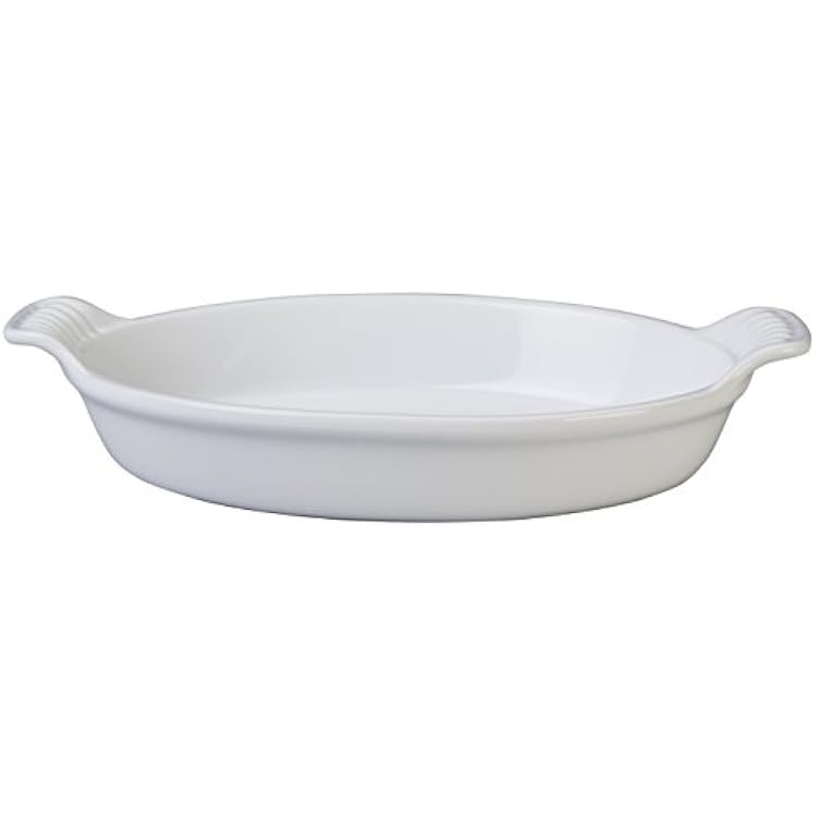 Heritage Oval Au Gratin Dish - White