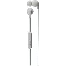 Skullcandy Inkd Wired in-Ear Headphones with Microphone, Noise-Isolating Earbuds, 3.5mm AUX Connection, Lightweight Design, Call and Track Control White