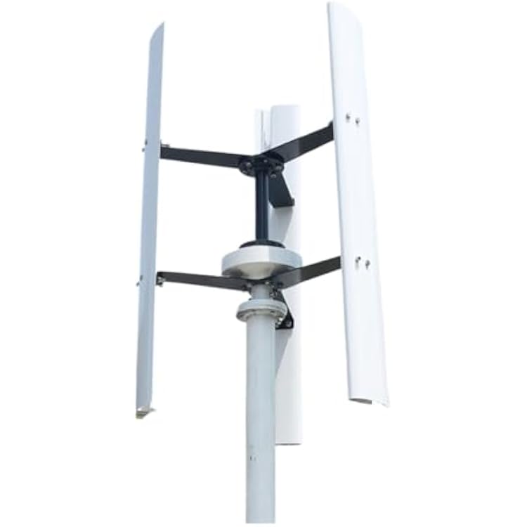 Wind Turbine, Free Energy 10KW Low Noise Vertical Axis Wind Power Turbine Generators 10000W 12V 24V 48V AC Windmill Fan for Home Farm Seashore,for Home, Farm, RVs, Boats12V_10KW