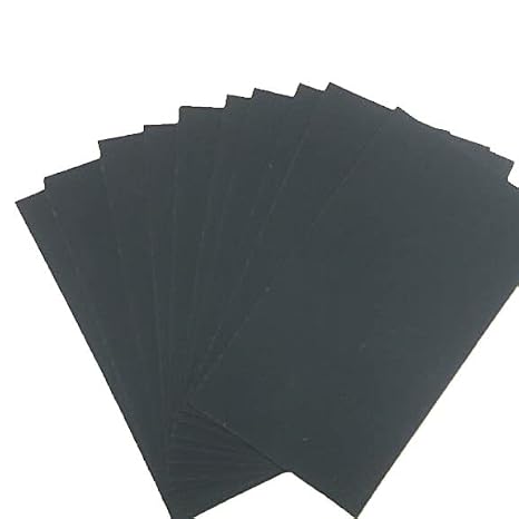 Pack of 40 3" X 5.5" Wet Dry Sandpaper Sanding Paper Abrasive Assorted Grits 600/1000/1500/2000 Grit Finishing, Auto Body, Sand Paper