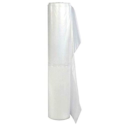 FR620 Weatherall 6 Mil Flame Retardant Clear Poly Plastic Sheeting, 1 Box of 100 Feet Long by 20 Feet Wide