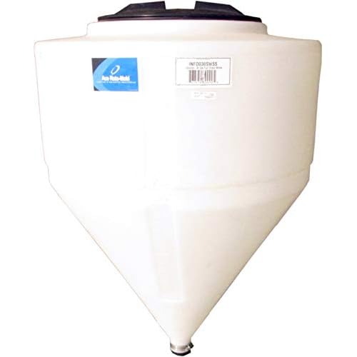 30 Gallon Full Drain Cone Bottom Inductor Tank no Stand