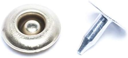GoldStar Tool Jeans Rivets Smooth Finished, Modern Designer Rivets for Apparels, Mixed Media Craft Projects, Shiny Surface (Gold, 1000)