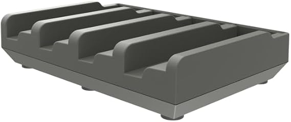 Tactacam Reveal Lithium Multi-Charger 4-Port Charging Dock for Reveal Lithium Cartridges V1 & V2, LED Charge Indicators, 4.5Hr Full Charge, 12V Included, Charges 14 at Once