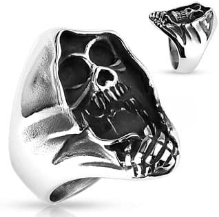 Spikes Grim Reaper Stainless Steel Rings (11)