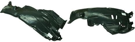 Go-Parts - Pair/Set - for 2005-2006 Infiniti G35 Front Fender Liners (Splash Shields) Replacement Left & Right (Driver & Passenger) Sedan IN1250107 IN1251107 63843-AC500 63842-AC500
