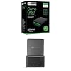 Seagate Game Drive Xbox 2TB Portable External Hard Drive Grey with LED + Expansion Card SSD 1TB Xbox Series X|S NVMe Both Plug and Play and Officially Licensed Includes Rescue Services