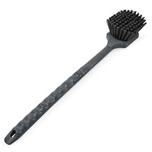 SPARTA 40501EC68 Plastic Large Scrub Brush, Kitchen Brush, Utility Brush With Long Handle For Cleaning, 20 Inches, Purple