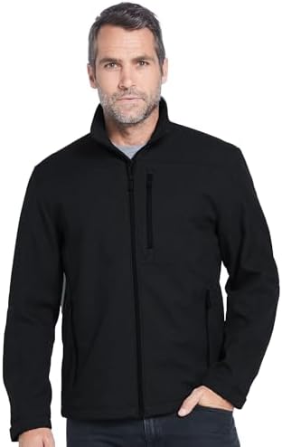 Weatherproof Mens Softshell Jacket Wind & Water Resistant Breathable, Lightweight Outdoor Coat