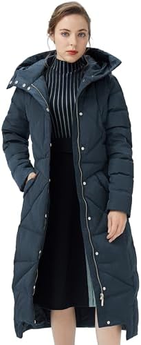 Orolay Womens Puffer Down Coat Winter Maxi Jacket with Hood