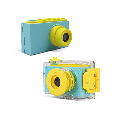 myFirst Camera 2 - Kids Action and Underwater Camera, 8MP 1080P HD Video, Webcam, for Toddler, Tripod Mount, MicroSD Card, Neck Lanyard, Christmas or Birthday Gift for Kids 3-12 Blue