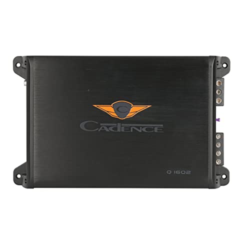Cadence Q1602 Class AB Full Range 2 Channel Amplifier, 400 Watts Max Power, Car Audio System