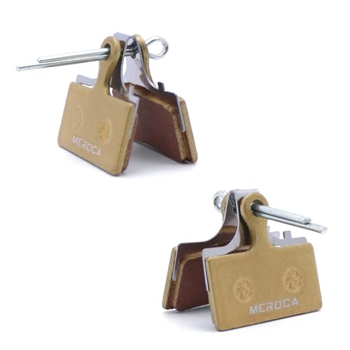 2 Pairs Bike Brake Pads Compatible with M615 M666 M675 M785 M960 M985 M988,Semi-Metallic,Resin Disc Brake Pads