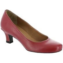 ARRAY Womens Flatter Low Heel Leather Dress Pump