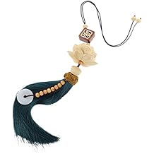 ARTIBETTER Rearview Mirror Pendant 18.11In Hanging Ornament with Woven Rope for Car Interior Decoration and Home Office Party