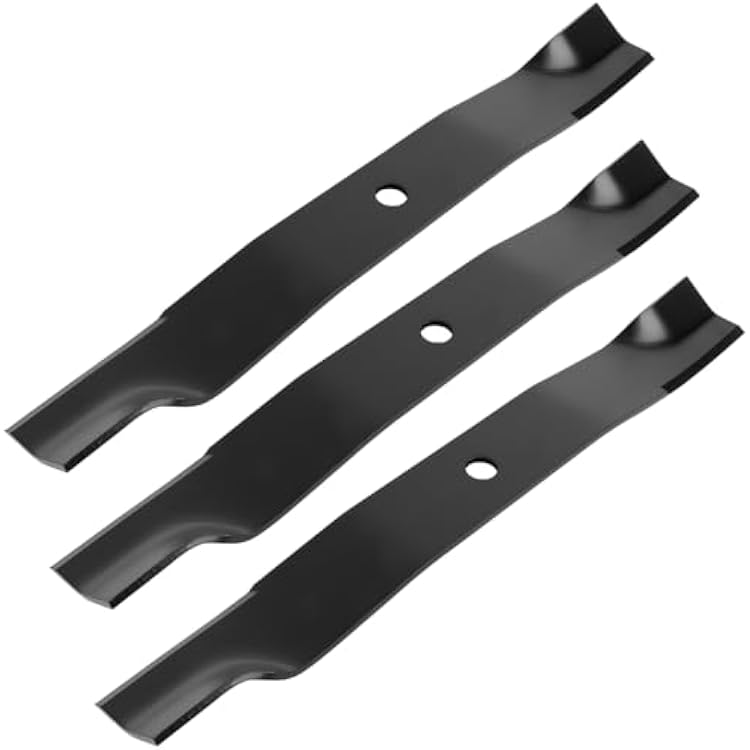 TCU15882 Mower Blades for 72 Deck, M143749 High Lift Blades Compatible with John Dee re 3033R Z830A Z930M Z950A Z970R, Replaces 92-114, M142514, M141669, M143159, 3 Pack