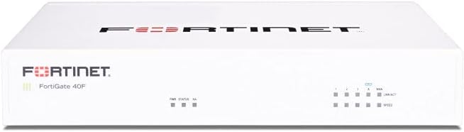 FORTINET FortiGate-40F Firewall Appliance - 5 Gigabit Ethernet RJ45 Ports, Ideal for Small Businesses Appliance Only, No Subscription FG-40F