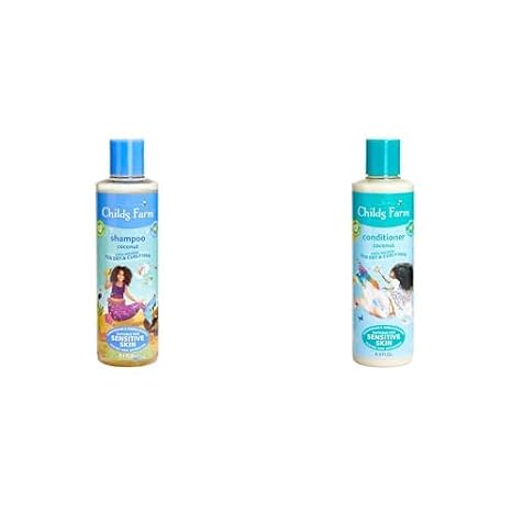 Childs Farm, Kids Conditioner and Shampoo for Curly, Dry Hair, Coco- Nourish Conditioner, Contains Wonderful Fragrance which Doesnt Irritate Sensitive Skin, 8.4 Fl Oz