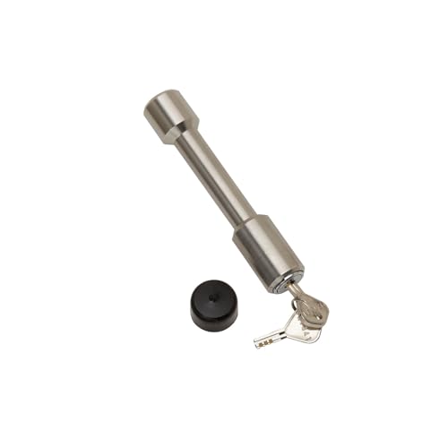 Bulldog 580402 Stainless Steel Dogbone Receiver Lock silver, 58in.