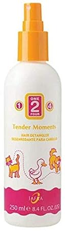 JAFRA Tender Moments 1-2-4 Toddler Hair Detangler | Hair Spray Detangler for Kids | Water-Based Detangling Mist with Wheat Protein & Glycerin |