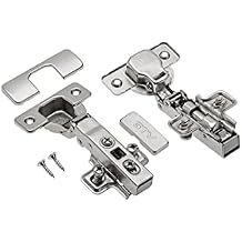 GTV Kitchen Hinge Cabinet Door Plate with Screws 35 mm Pack of 10, Soft Close x 10