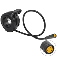 Thumb Throttle 12V-72V Waterproof Plug Speed Control Finger Throttle Accelerator for Electric Bike/Scooter