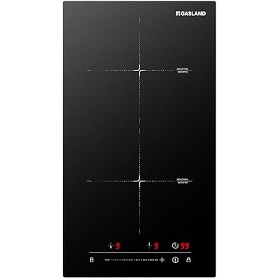 GASLAND 12 Inch Induction Cooktop 2 Burner, 3500W Built-in Induction Stovetop with Booster and Timer, 240V Electric Stove, 9 Power Levels, Slide Touch Control, Child Safety Lock