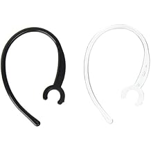 Generic Ear Hook Loops, 6-Count, 3-Black, 3-Clear