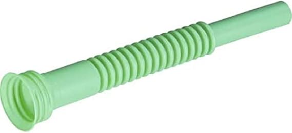 hünersdorff 819750 Standard Flexible Spout Pipe Green for Fuel FuelFriend Canisters, Not Suitable for Diesel Fault Refuelling Protection, Red, Outlet Diameter 25 mm/Outlet Length 265 mm