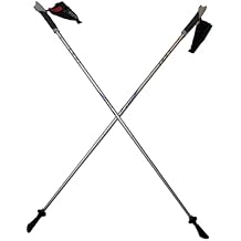 LEKI Nordic Walking Amero Carbon Series Walking Poles Silver 115cm