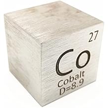 1" Cobalt Cube Co Density Cubes for Periodic Table Collection Geeks Element Hunter DIY Display