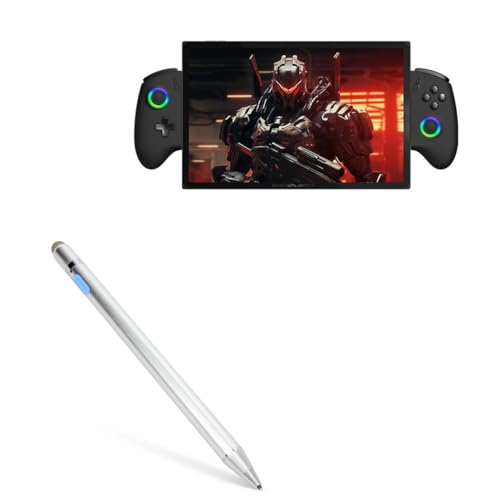 BoxWave Stylus Pen Compatible with OneXPlayer X1 10.95 in - AccuPoint Active Stylus, Electronic Stylus with Ultra Fine Tip - Metallic Silver