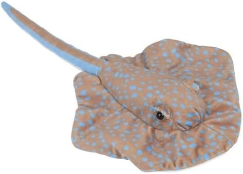 Ravensden Soft Toy Plush Blue Spotted Ray, 50 cm