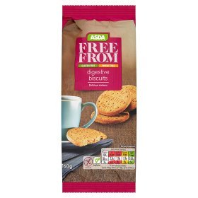 Asda Free From Digestive Biscuits 160g