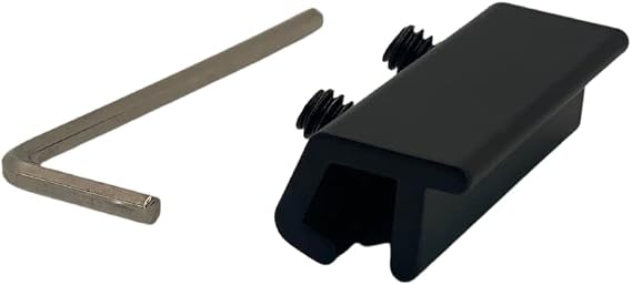 NU-SET Vertical Sliding Window Lock, Tamper Resistant, Black, 1 Pack