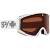 SPY Optic Crusher Elite Goggles Matte White LL Persimmon