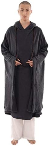 Meditation Buddhist Hooded Cloak Coat Women Men Outfit Oversize Coat