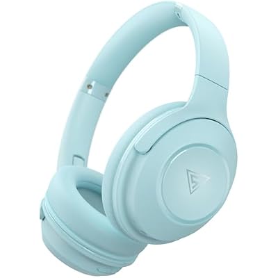 DOQAUS Bluetooth Headphones Over The Ear Wireless, 70H Playtime, 3 EQ Modes, HiFi Stereo with Deep Bass, Memory Foam Comfort for Travel, Gym, Workout, Phone, PC - Christmas Gifts Stocking Stuffers
