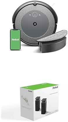 Bundle of iRobot Roomba Combo i5 Robot Vacuum & Mop - Clean by Room with Smart Mapping, Compatible with Alexa, Personalized Cleaning Powered OS w/Authentic Dual Virtual Wall, 2-Pack