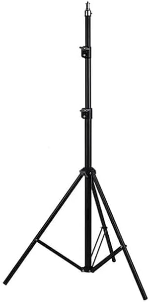 Coverzone Tripod Kamera Işık Ayağı Döküm Demir 940GR Fotoğraf Makinesi Paraflaş Kamera 70 cm-210 cm Açılabilir Katlanabilir Tripod Yayıncı Vlog Youtuber Işık Tripod Ayağı TR8806