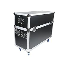 OSP Flight Adjustable Case for (2) 55" LED Screens | ATA-LED-55X2
