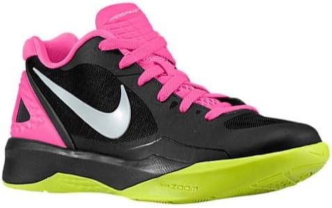 Nike New Volley Zoom Hyperspike Women's Size 5.5 Volleyball Shoe Black/Pink/Volt