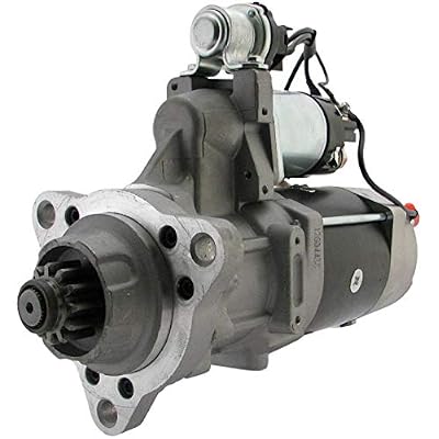 New Professional Grade Starter Compatible with Freightliner FL FLC 112120 Mercedes MBE4000 2001 2002 2003 Sterling Truck LT9500 L6 12.8L 2003-2008 Western Star Replaces 8201022 8200434 8300058
