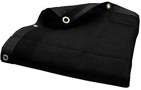 8X18 (Black) HD Mesh Tarp Net Sun Shade Fence Screen Patio Canopy Top