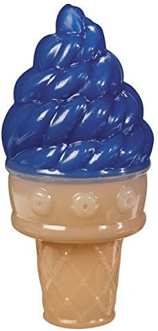 CP Mini Cooling Dog Toys Fun Summer Ice Cream Cone or Popsicle Choose Color & Shape(Blue Ice Cream Cone)